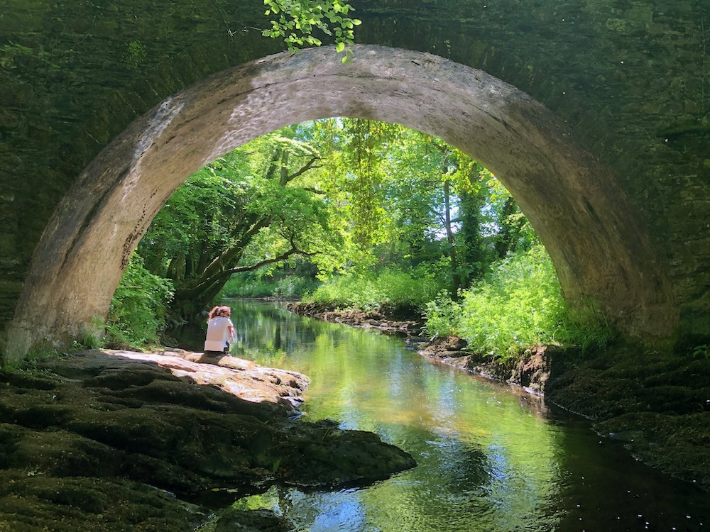 Bridge by the house, Devon, UK